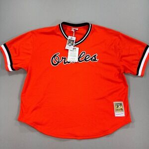 Cal Ripken‎ Jr. Orange Baltimore Orioles Cooperstown Authentic Jersey Men's 3XL